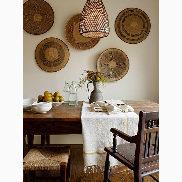 Haven And Hue | Handmade Straw Woven Wall Art