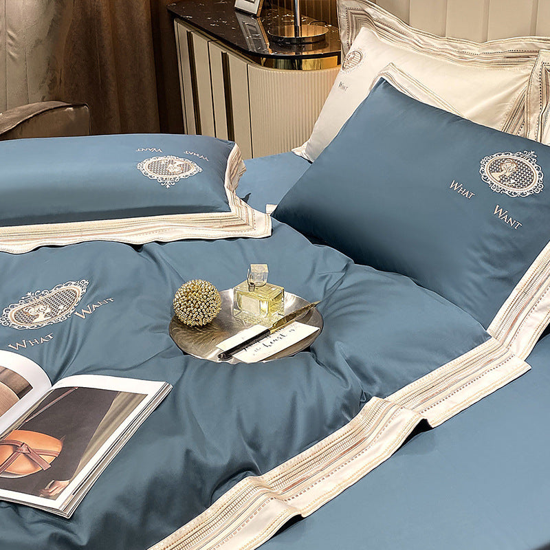 Haven And Hue | Plain Cotton Satin Quilt Cover