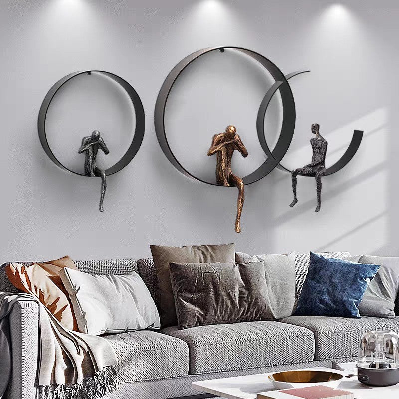 Haven And Hue | Iron Wall Pendant Living Decor