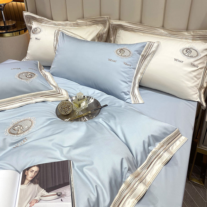 Haven And Hue | Plain Cotton Satin Quilt Cover