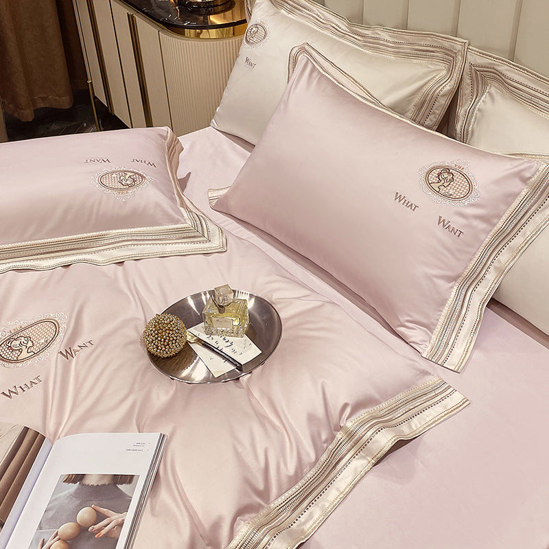 Haven And Hue | Plain Cotton Satin Quilt Cover