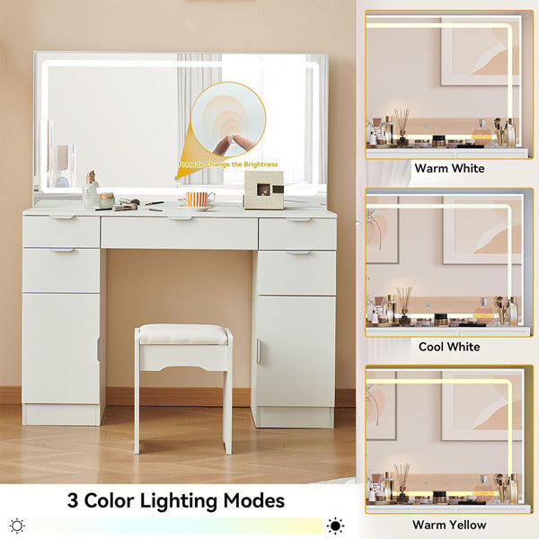 Haven And Hue | LED Mirror Vanity Dressing Table