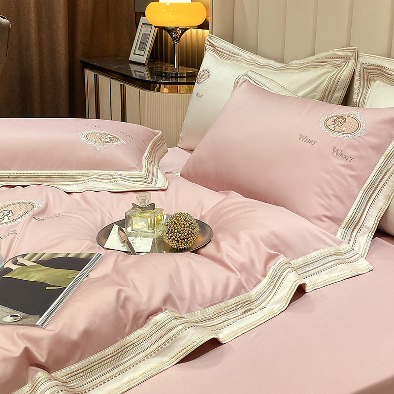 Haven And Hue | Plain Cotton Satin Quilt Cover